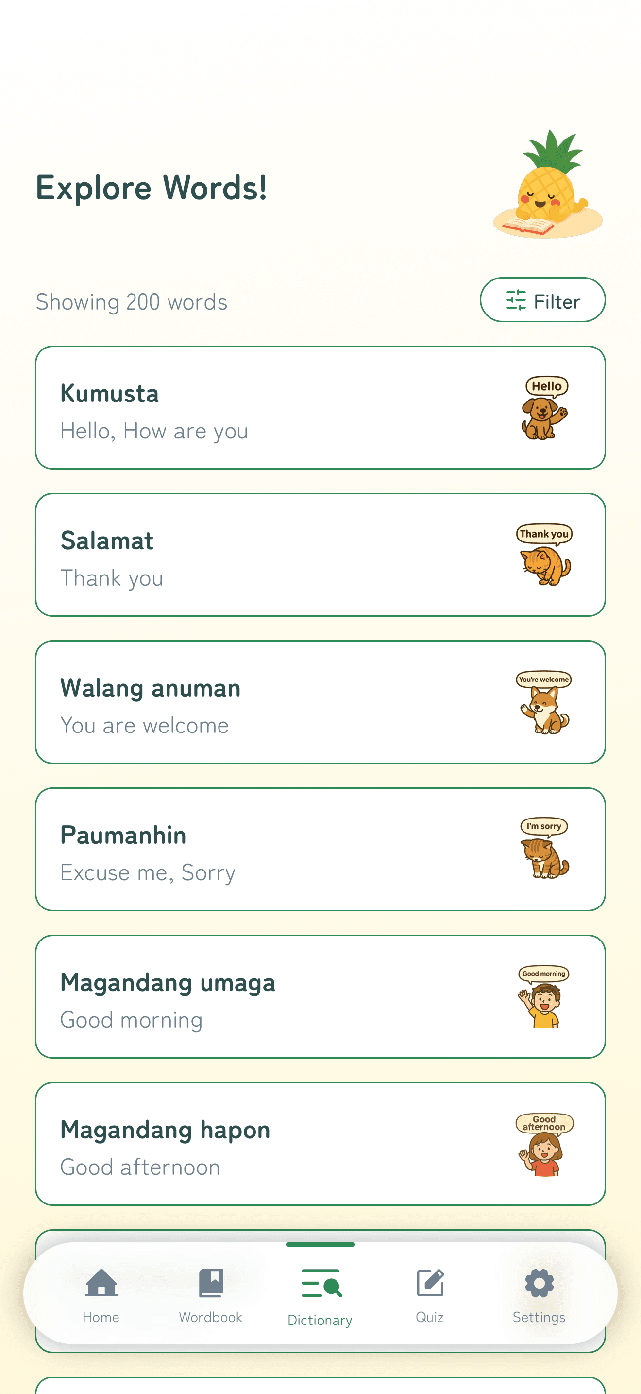 Pinya app screenshot 1