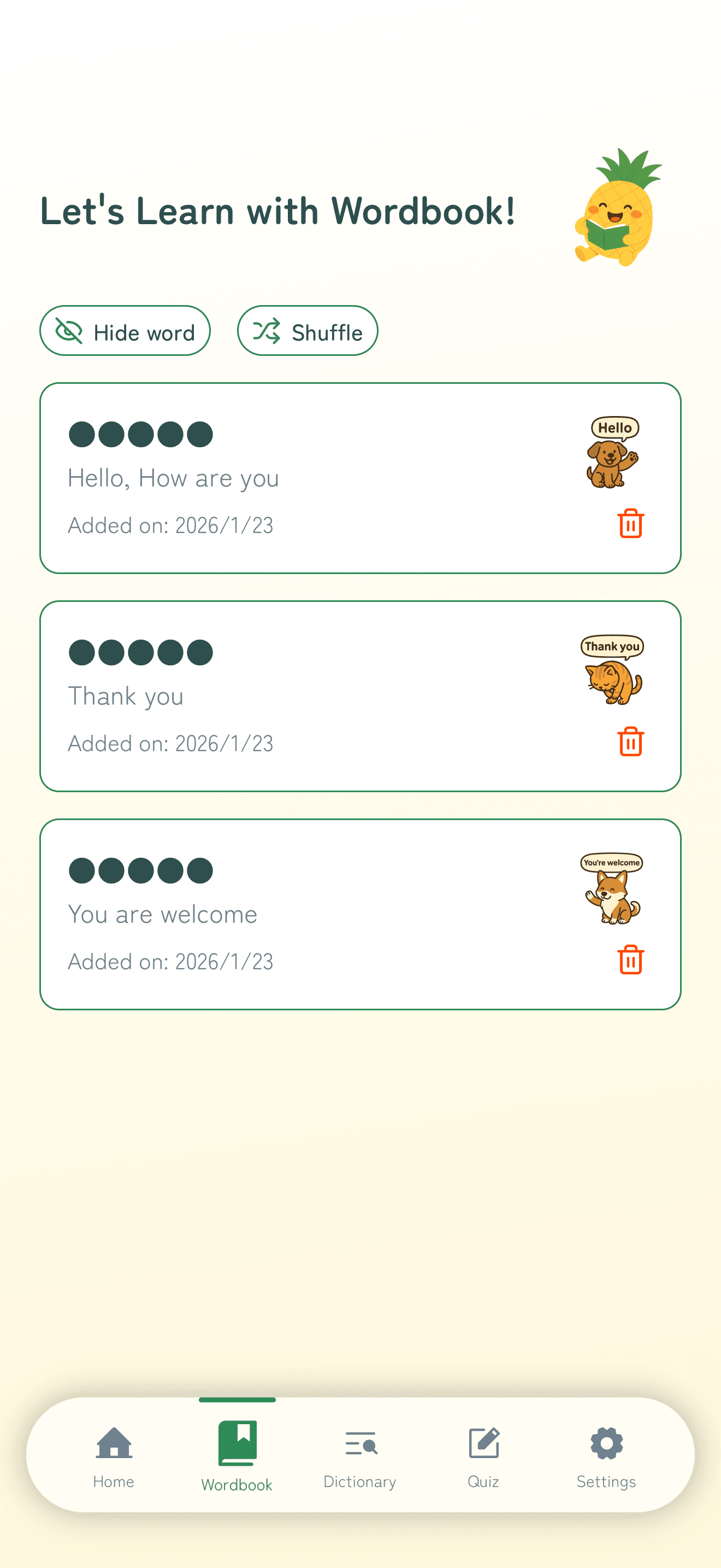 Pinya app screenshot 2